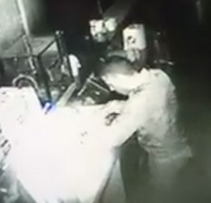 Viterbo - Il ladro in azione al Grandori