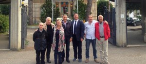 La giunta dell'Università agraria con la dottoressa Fabiola Cenci