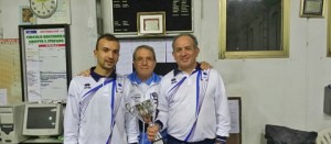 I vincitori della gara di bocce