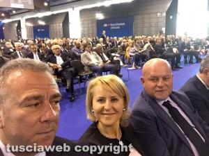 Silvio Cappelli, Anna Merlini e Flavio Ajani all'assemblea di Ubi Banca