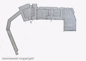 Chia - Il castello visto dall'alto