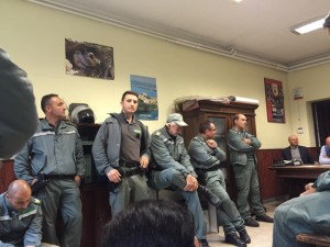 Viterbo - L'assemblea della polizia provinciale