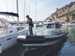Civitavecchia - La finanza in azione