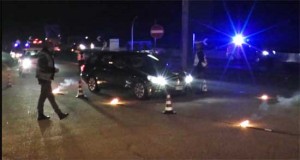 Polizia - Il posto di blocco sulla Superstrada