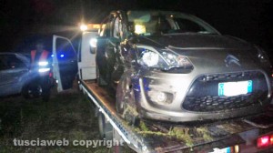Vetralla - L'incidente a Tre Croci