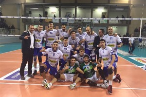 Sport - Pallavolo - Il Tuscania volley dopo la vittoria su Cantù