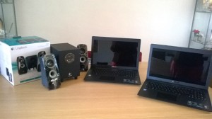 Fabrica di Roma - Computer e casse donati dal comitato Genitori attivi alle scuole 
