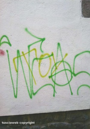 Viterbo - Degrado nel quartiere Cunicchio