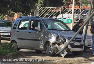 Viterbo - Incidente in via del Paradiso