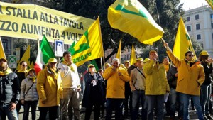 Il blitz di Coldiretti