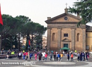 Capranica - Realizzazione del presepe artistico in piazza della Modonna del Piano