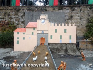Capranica - Il presepe in piazza Madonna del Piano