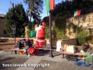 Capranica - Il presepe in piazza Madonna del Piano