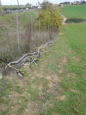 Roma - Furto di cavi elettrici sul Gra