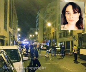 Parigi dopo gli attentati - Nel riquadro il medico Benedetta Zucchi