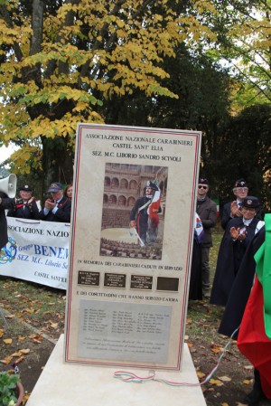 Castel sant'Elia - Inaugurata la stele 