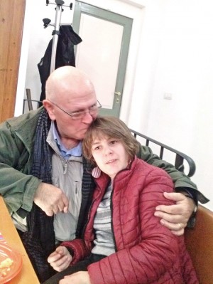 Narni - Mariano Mastrolonardo e la figlia Francesca