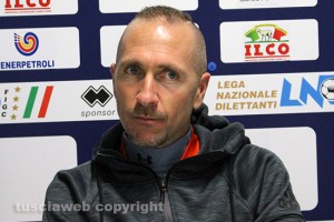Sport - Calcio - L'allenatore della Viterbese Federico Nofri