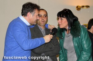 Gianmaria Santucci con Mimmo La Licata e Giovanna Zingale