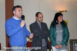 Gianmaria Santucci con Mimmo La Licata e Giovanna Zingale