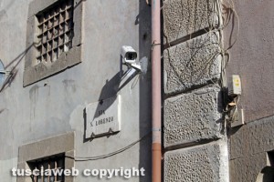 Viterbo - La fotocamera al varco di via  San Lorenzo