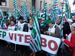 Roma - Manifestazione pubblico impiego - La Cisl Fp in piazza