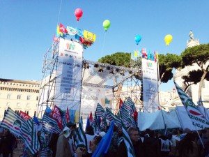 Roma - Manifestazione pubblico impiego - La Cisl Fp in piazza