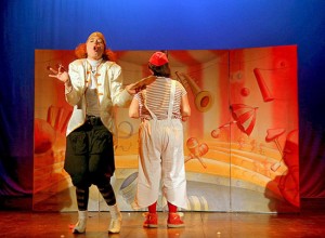 Uno spettacolo del circolo culturale Tetraedo