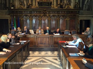 Viterbo - La riunione della quarta commissione 