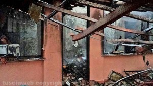 Viterbo - Appartamento in fiamme tra Tobia e San Martino