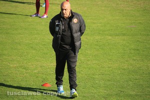 Sport - Calcio - Trastevere - L'allenatore amaranto Sergio Pirozzi