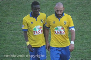 Sport - Calcio - Viterbese - Khalifa Mbaye Babacar e Daniele Nohman