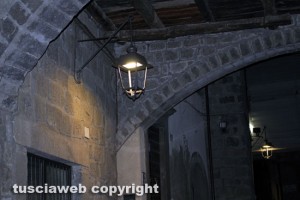 Viterbo - La nuova illuminazione a San Pellegrino