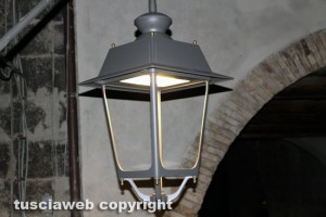 Viterbo - La nuova illuminazione a San Pellegrino