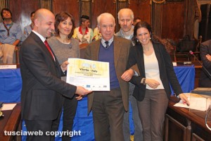 Viterbo - Capitale europea volontariato - La consegna degli attestati