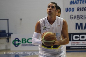Sport - Basket - Stella azzurra - Valerio Marsili durante il match contro Scauri