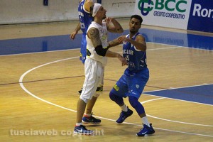 Sport - Basket - Stella azzurra - Fabio Marcante durante il match contro Scauri