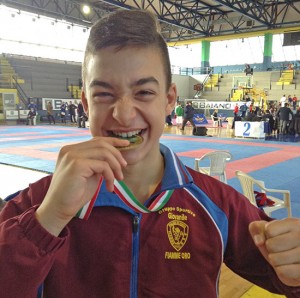Sport - Karate - L'atleta tarquiniese Mirko Barreca