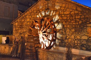 Tarquinia - Mulino ad acqua del presepe vivente