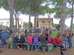 Tarquinia - Studenti alle Saline