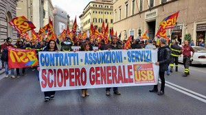 Sciopero generale Usb