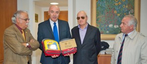 Viterbo - Consegna del defibrillatore