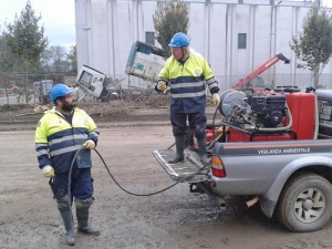 Benevento - I volontari dell'Aeopc di Tarquinia la lavoro