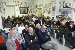 Sport - Calcio - Gli arbitri viterbesi durante la riunione