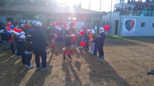 Sport - L'Amatori rugby di Civita Castellana durante il match contro Tivoli