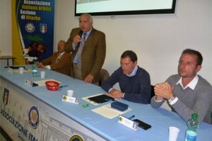Sport - Calcio - Da sinistra: Gasbarri, Carbonari, Palanca e Tozzi durante la riunione
