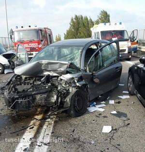 L'incidente sulla Cassia Sud