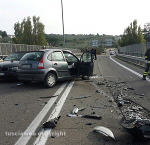 L'incidente sulla Cassia Sud