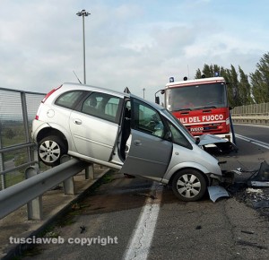 L'incidente sulla Cassia Sud