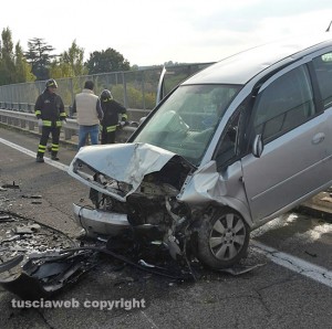 L'incidente sulla Cassia Sud